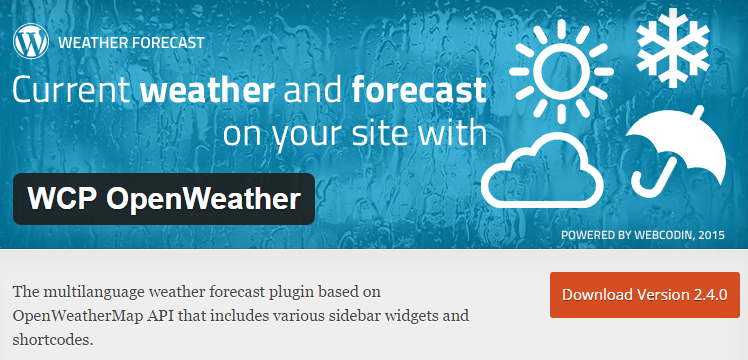 Weather Underground for Wordpress